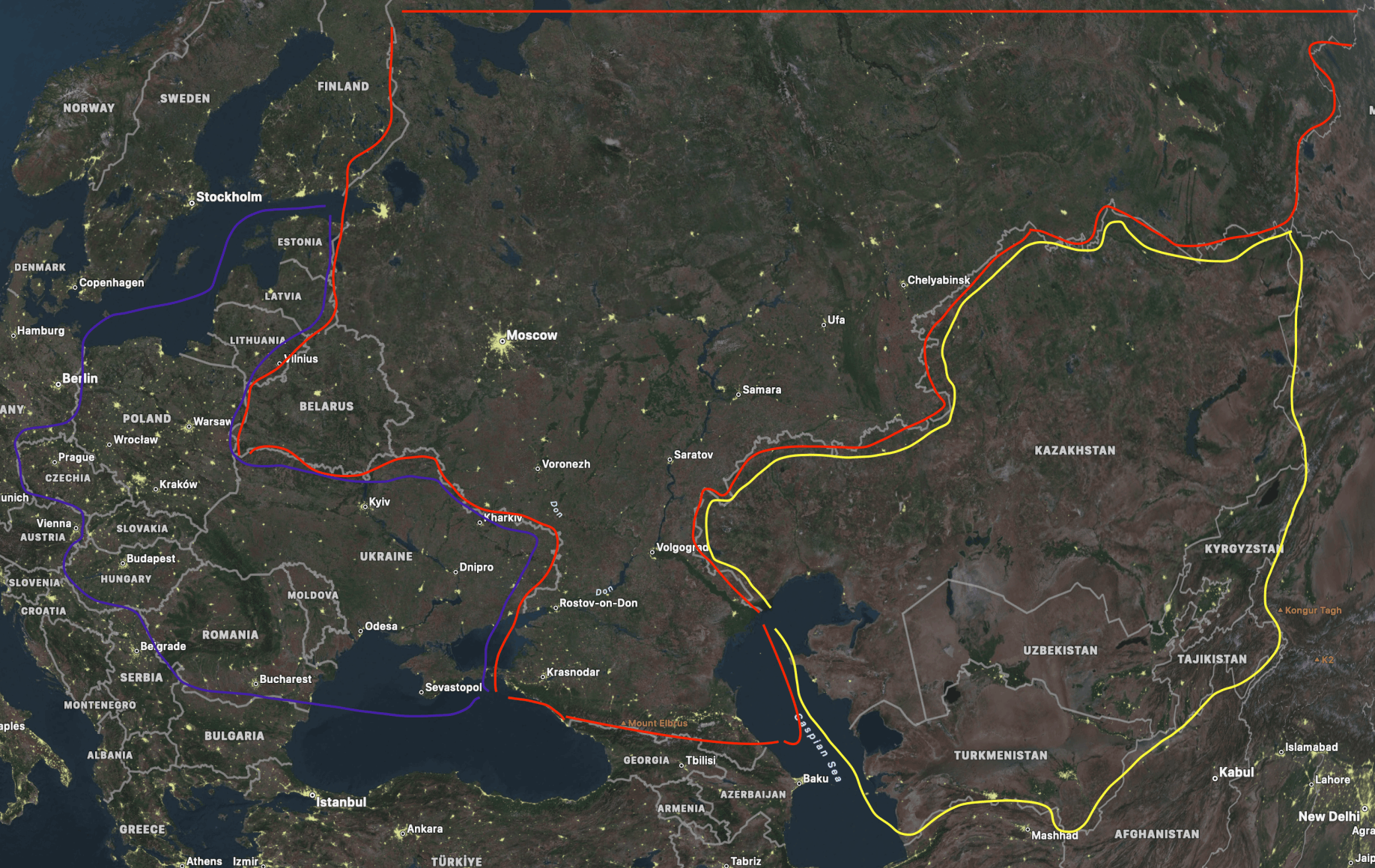 Precise power map of offices